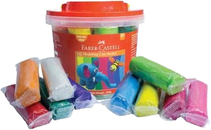 FABER - CASTELL MODELLING CLAY 500GM (10X50GM) - Marah Kids