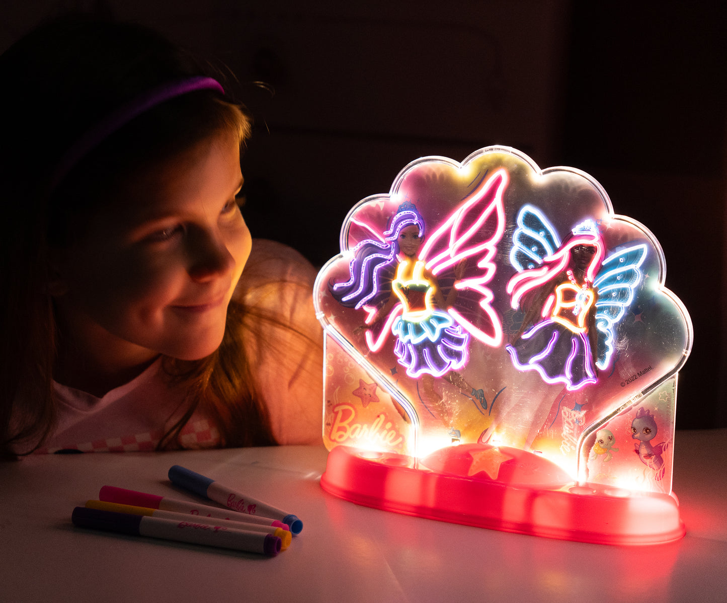 Barbie Shell Lumi Glow Set B/O