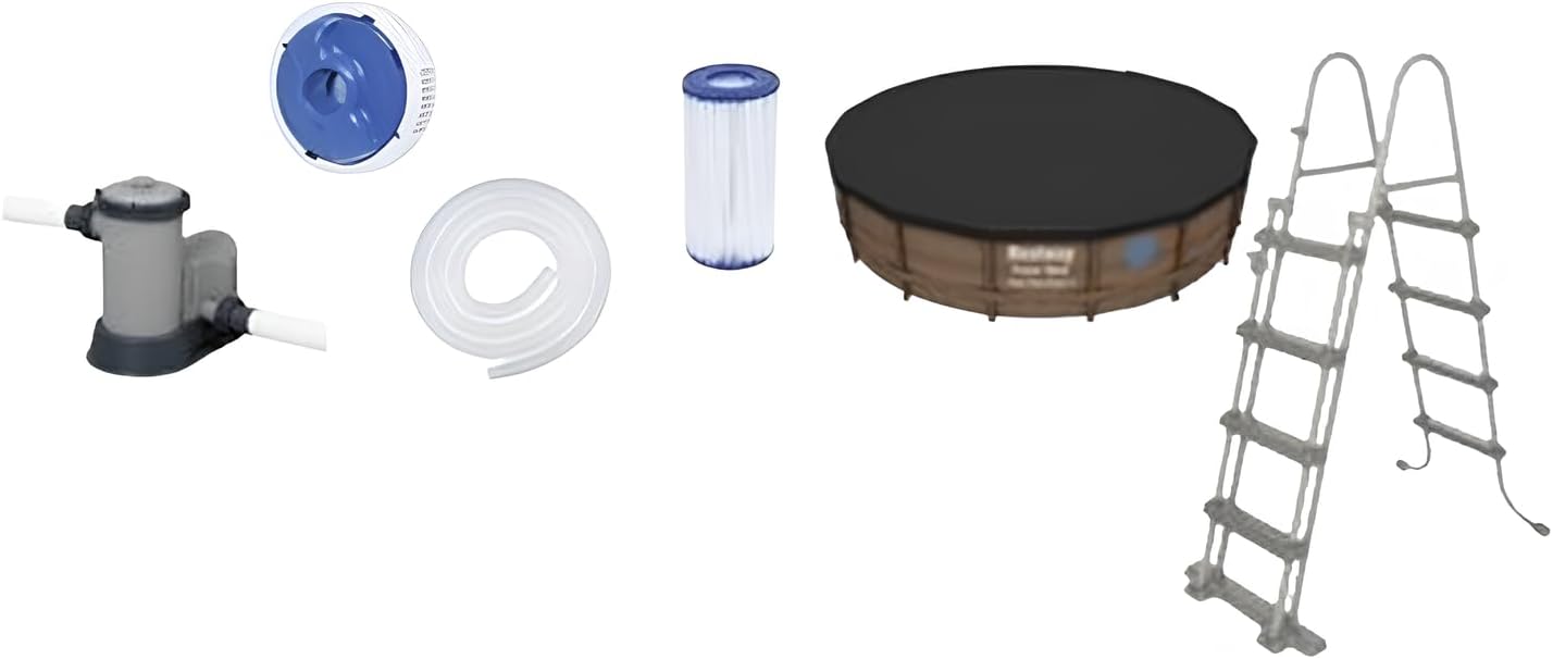 BESTWAY POOLSET POWERSTEEL VISTA 488X122 - Marah Kids