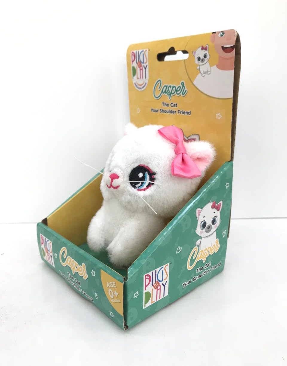 Pugs At Play Shoulder Buddy Casper 4-Inch
