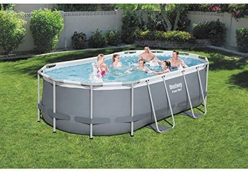 BWAGP BESTWAY POOL POWERSTL OVAL 4.27X2.5X1M - Marah Kids