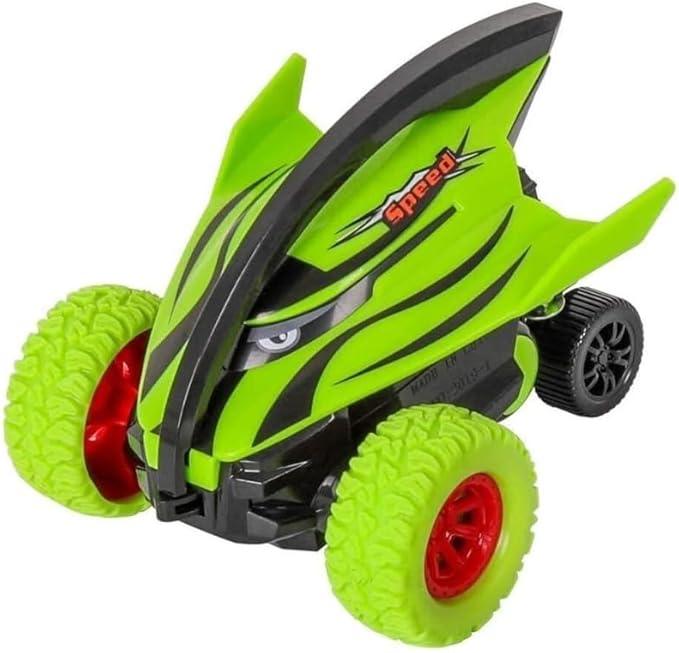 D - Power - Crazy Devil Fish Inertial Off - Road Shark Car - Purple | 360° Rotating Gyro, Anti - Collision, No Batteries Required | 3+ - Marah Kids