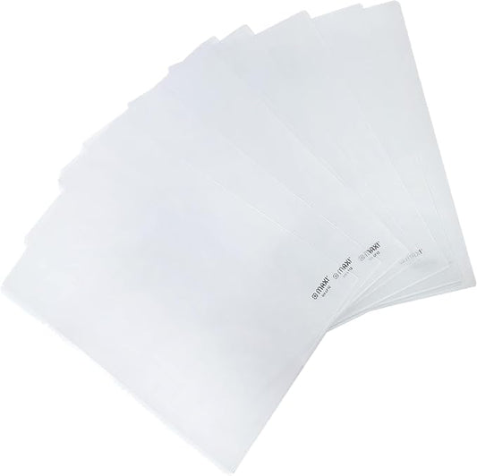 MAXI A4 L FOLDER CLEAR POLY BAG OF 12PC - Marah Kids