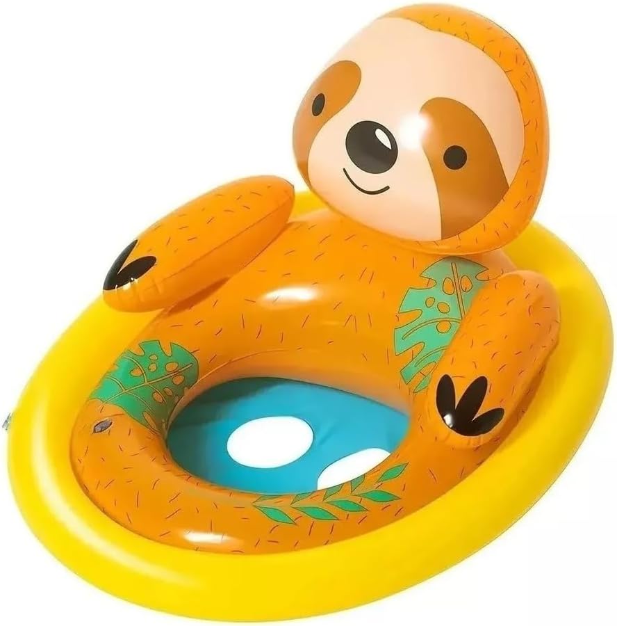 BWSUM BESTWAY FLOAT LIL ANIMAL BABY BOAT 71X56 - Marah Kids