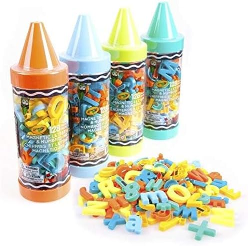 CRAYOLA 128pcs Magnetic Letters - Marah Kids