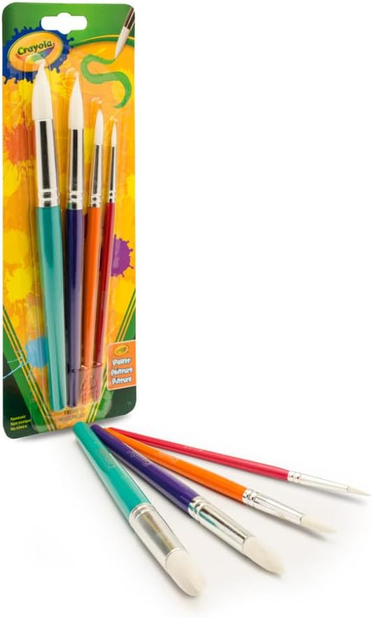 Crayola 4ct Round Brush Set - Marah Kids