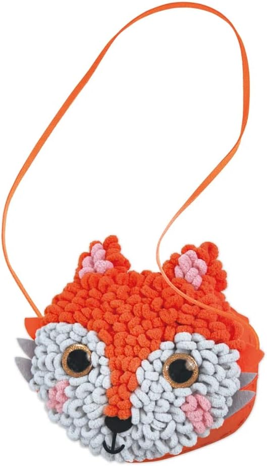 Avenir Loopie Fun – My First Plush Bag Kit is suitable for children ages 3 and above. Enjoy learning to sew with this kit which includes everything you need, felt, thick soft yarn, crochet hook and step by step instrucutions. - Marah Kids