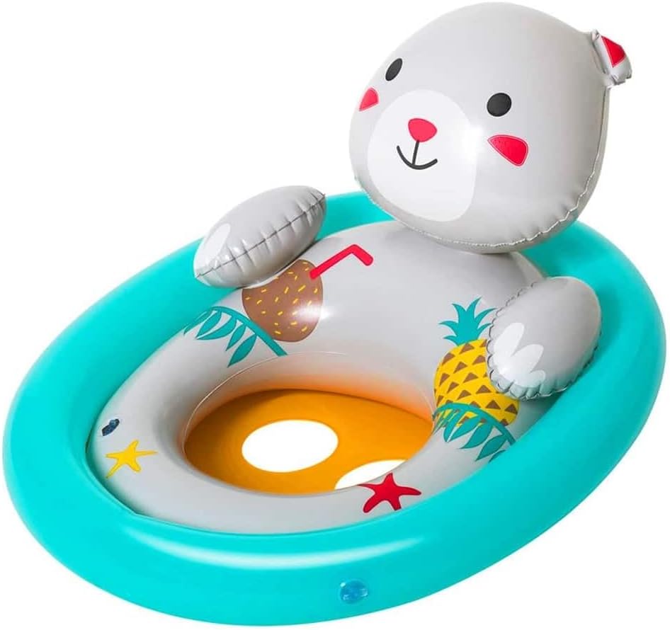 BWSUM BESTWAY FLOAT LIL ANIMAL BABY BOAT 71X56 - Marah Kids