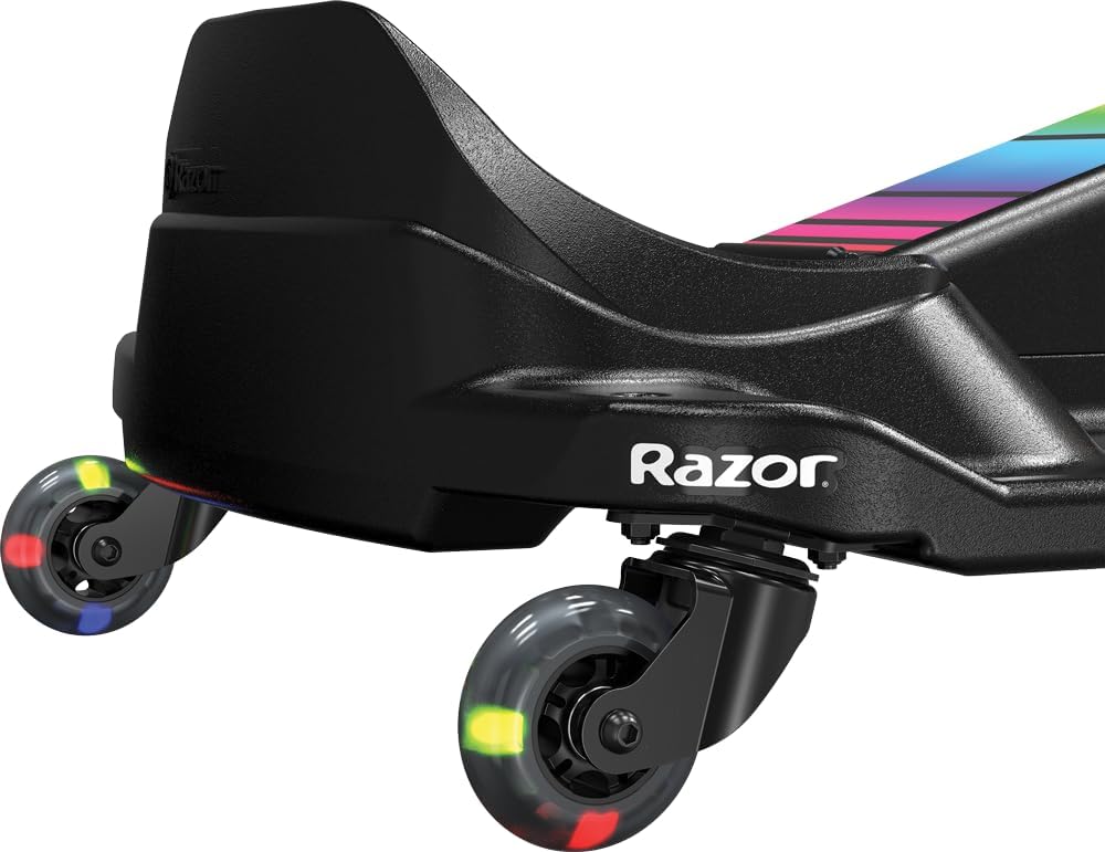 عرض ضوئي لعربة Razor Crazy Cart Shift بسرعة 13 كيلومترًا في الساعة