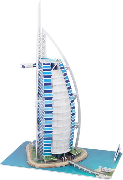 CUBIC FUN 3D PUZZLE BURJ AL ARAB 101PC UAE - Marah Kids