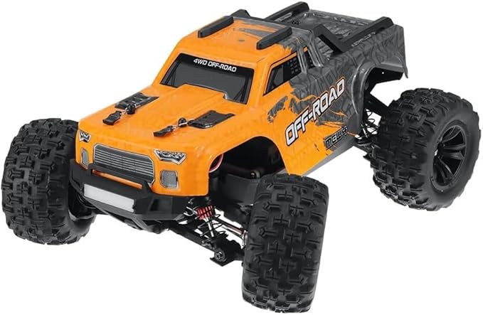 MJX - HYPER GO 1:16 2.4G 4Wd Mew4 Brushless Rc Hobby Truck | 39kmh fast Rc Trucks | Suitable Ages 14+ (Multicolour) - Marah Kids