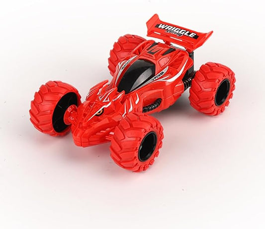 D - Power - Fiction Inertia Racecar - Red | 360° Rotating Stunts, No Batteries, Perfect Gift for Kids | 3+ - Marah Kids