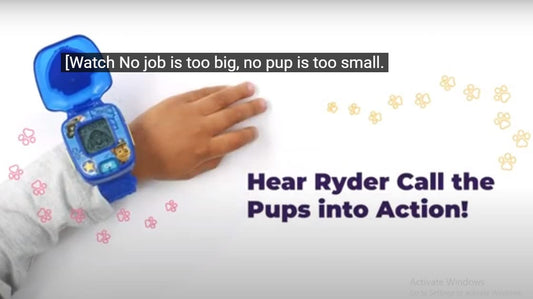 VTECH LICENSE Paw Patrol Movie Chase Learning Watch - Marah Kids