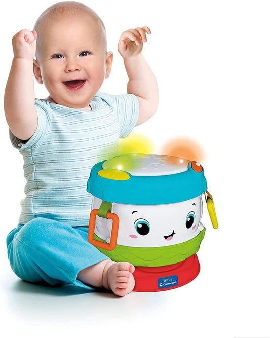 CLEMENTONI Baby Activity Drum, Battery Operated - Marah Kids
