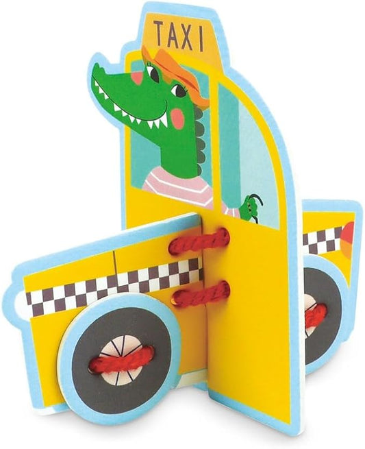 Avenir - Little Hands Play Box - Animal Town Multicolour | 3D puzzle and laces to create an awesome bunny town | Ideal ages 3+ - Marah Kids