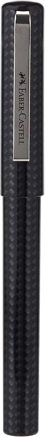 FABER - CASTELL FFOUNTAIN PEN CARBON DESIGN M + CARTRIDGE - Marah Kids