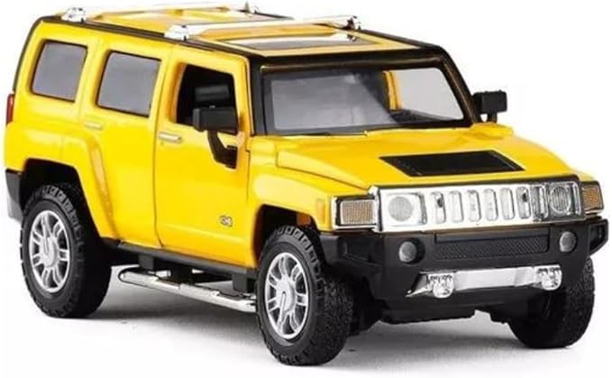 Sam Toys - 1:10 Hummer - Yellow & Red - Marah Kids