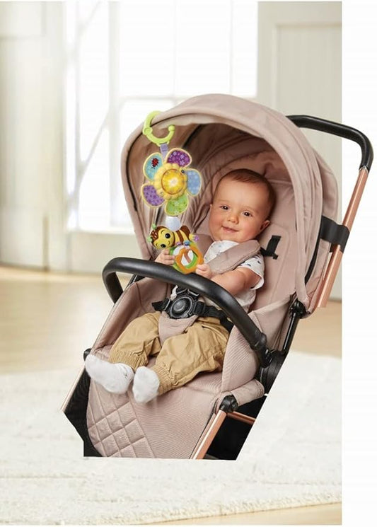 Vtech - Tug & Spin Busy Bee | Interactive & Developmental Toy with Sounds and Music | For Boys & Girls, Suitable for Ages 3 Months+ - Marah Kids