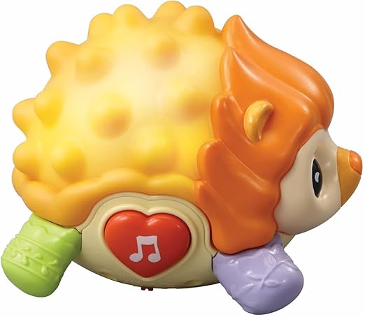 Vtech - Easy Squeezy Hedgehog | Baby, Interactive & Developmental Toy with Sounds and Music | For Boys & Girls, Suitable for Ages 3 Months+ - Marah Kids