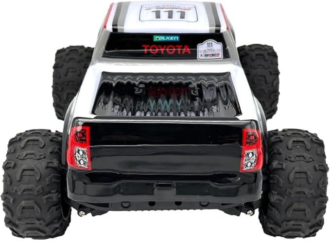 D - power - 1:10 RALLY CHAMP Toyota Hilux Revo AXCR RC Car – 2.4GHz Remote Control, 7.4V USB Rechargeable Battery, Off - Road Ready, for Kids Ages 6+ - Marah Kids