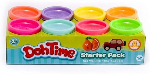 DOHTIME BRIGHT COLORS 8 PCK 2OZ - Marah Kids