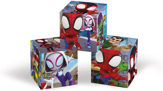 CLEMENTONI Puzzle Cubes Spidey & Friends 6pcs - Marah Kids