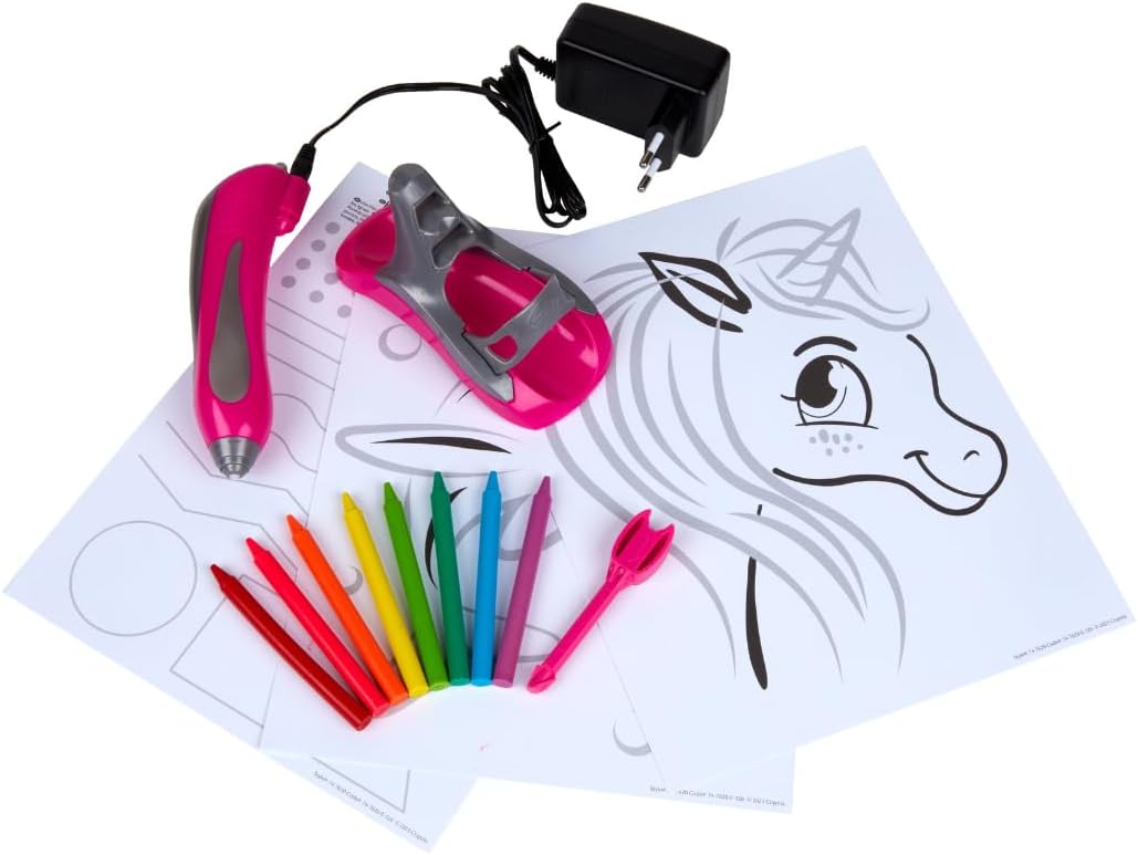 Crayola - Neon Crayon Melter | Unicorn Style - Melting Art, Gift for Kids | Arts & Crafts for Girls & Boys, Best Tween Craft Kit | Ages 8+ - Marah Kids