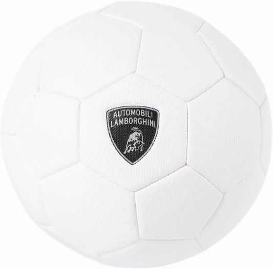 Lamborghini 3 Machine Sewing Pvc Soccer Ball - White (Size 3) - Marah Kids
