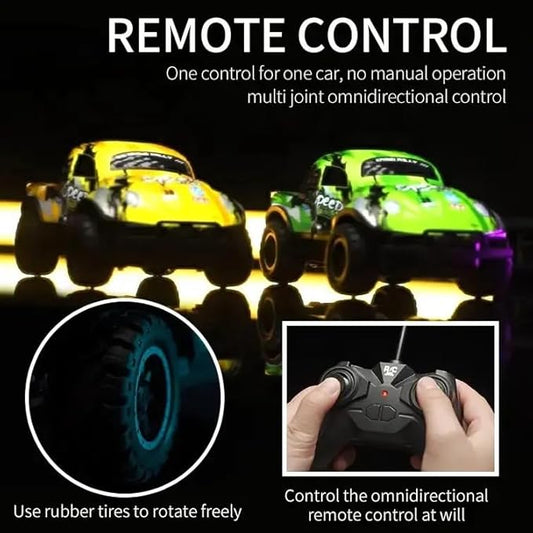 D - Power 1:24 TWIN R/C 27MHZ SPEED BEATLES 38 CAR LIGHT & USB - Marah Kids