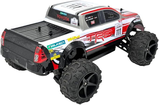 D - power - 1:10 RALLY CHAMP Toyota Hilux Revo AXCR RC Car – 2.4GHz Remote Control, 7.4V USB Rechargeable Battery, Off - Road Ready, for Kids Ages 6+ - Marah Kids