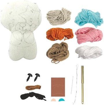 Sew Star - Punch Embroidery - Bear Doll Kit - Marah Kids