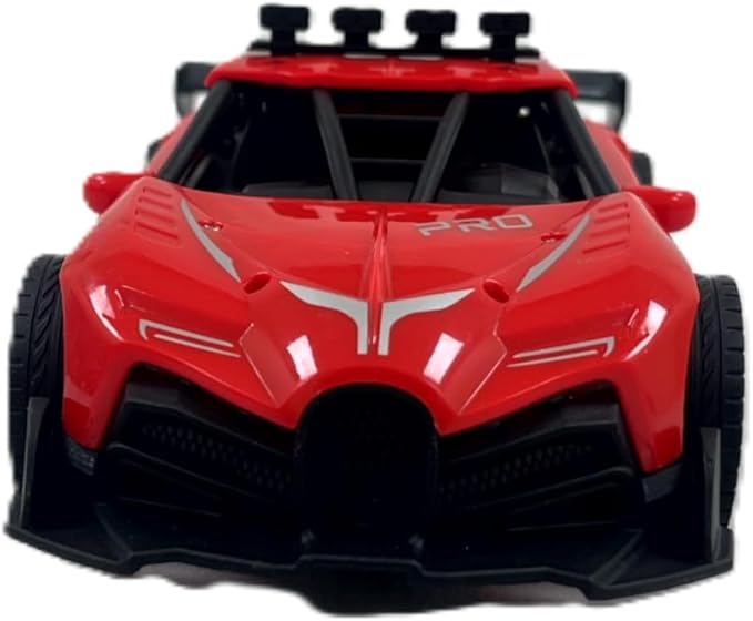 D - Power 1:20 R/C 4WD 27Mhz Racing Car Rechargeable Remote Control – Red | Ages 6+ up - Marah Kids