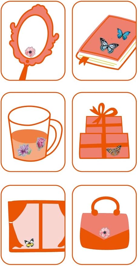 Avenir - 3D Stickers 10 pack - Butterfly Multicolour | These beautiful and realistic - looking 3D stickers pop out to showcase a gorgeous collection. | ages 3+ - Marah Kids