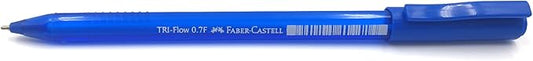 FABER CASTELL TRIFLOW BALL PEN 0.7MM JAR OF 25PC BLUE - Marah Kids
