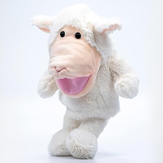 PUGS AT PLAY PUPPET LAMB 12IN BO - Marah Kids