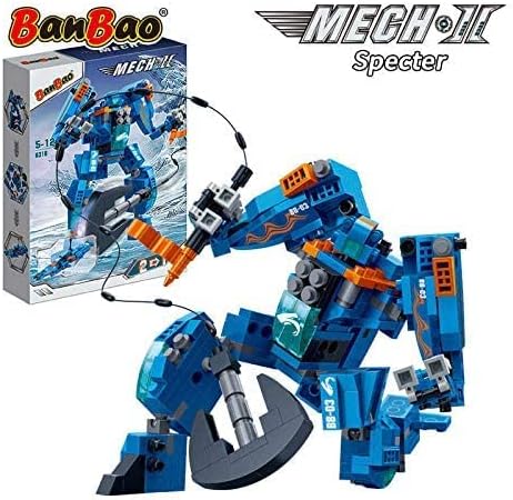 BANBAO MECH II 2 IN1 291PCS 6318 - Marah Kids