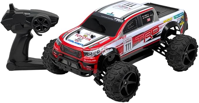 D - power - 1:10 RALLY CHAMP Toyota Hilux Revo AXCR RC Car – 2.4GHz Remote Control, 7.4V USB Rechargeable Battery, Off - Road Ready, for Kids Ages 6+ - Marah Kids