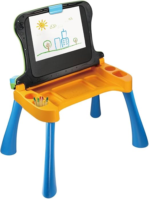 VTech – Explore & Write Activity Desk | Writing Pad, Blackboard and Art Station for Babies and Kids - Multicolor - Marah Kids