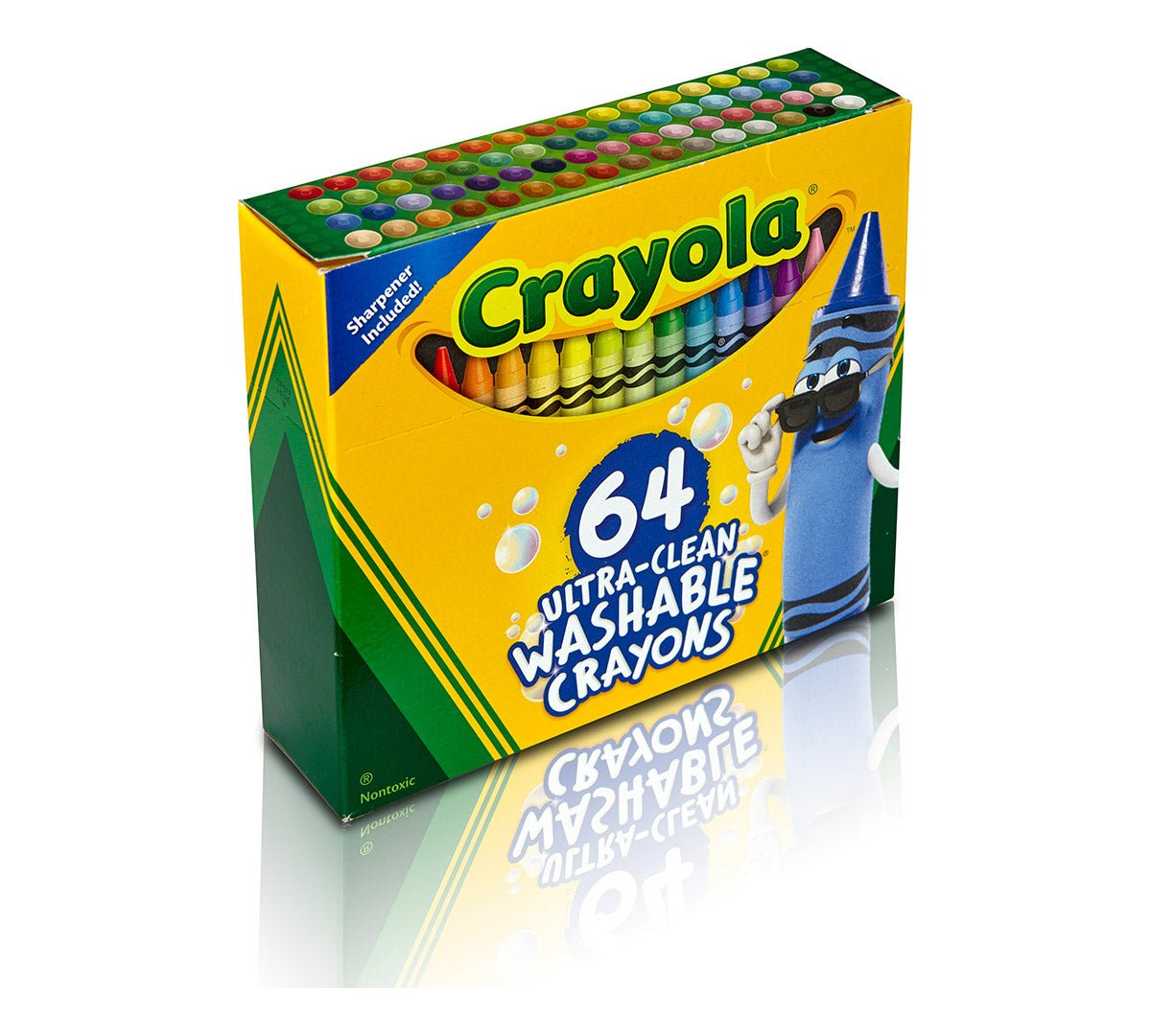 Crayola Ultra - clean washable crayons, 64 count | kids ages 3 and up - Marah Kids