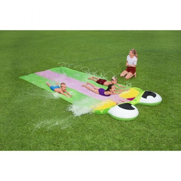 BESTWAY H2Ogo Slide Friendly Frog 488Cm - Marah Kids