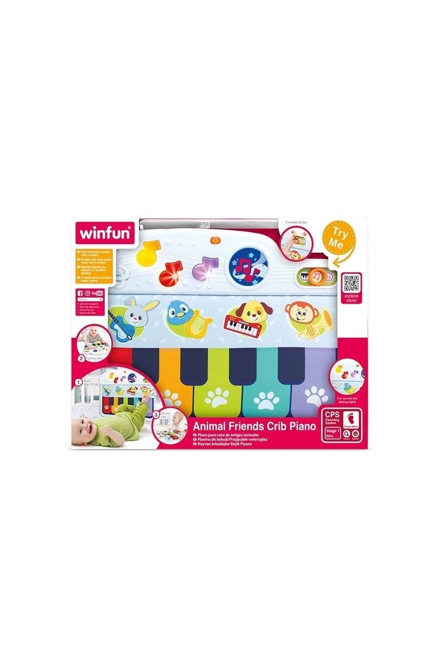 Animal Friends Crib Piano - Marah Kids