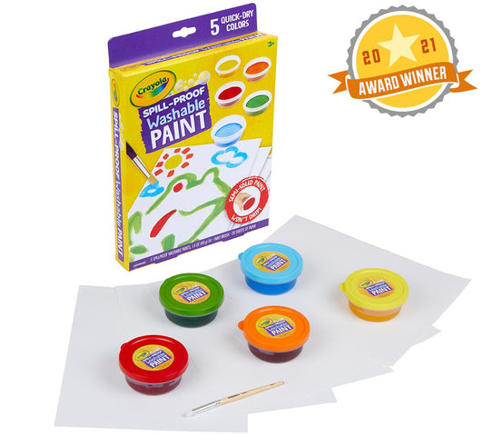 Crayola - Spill - Proof Washable Paints Sets - Marah Kids