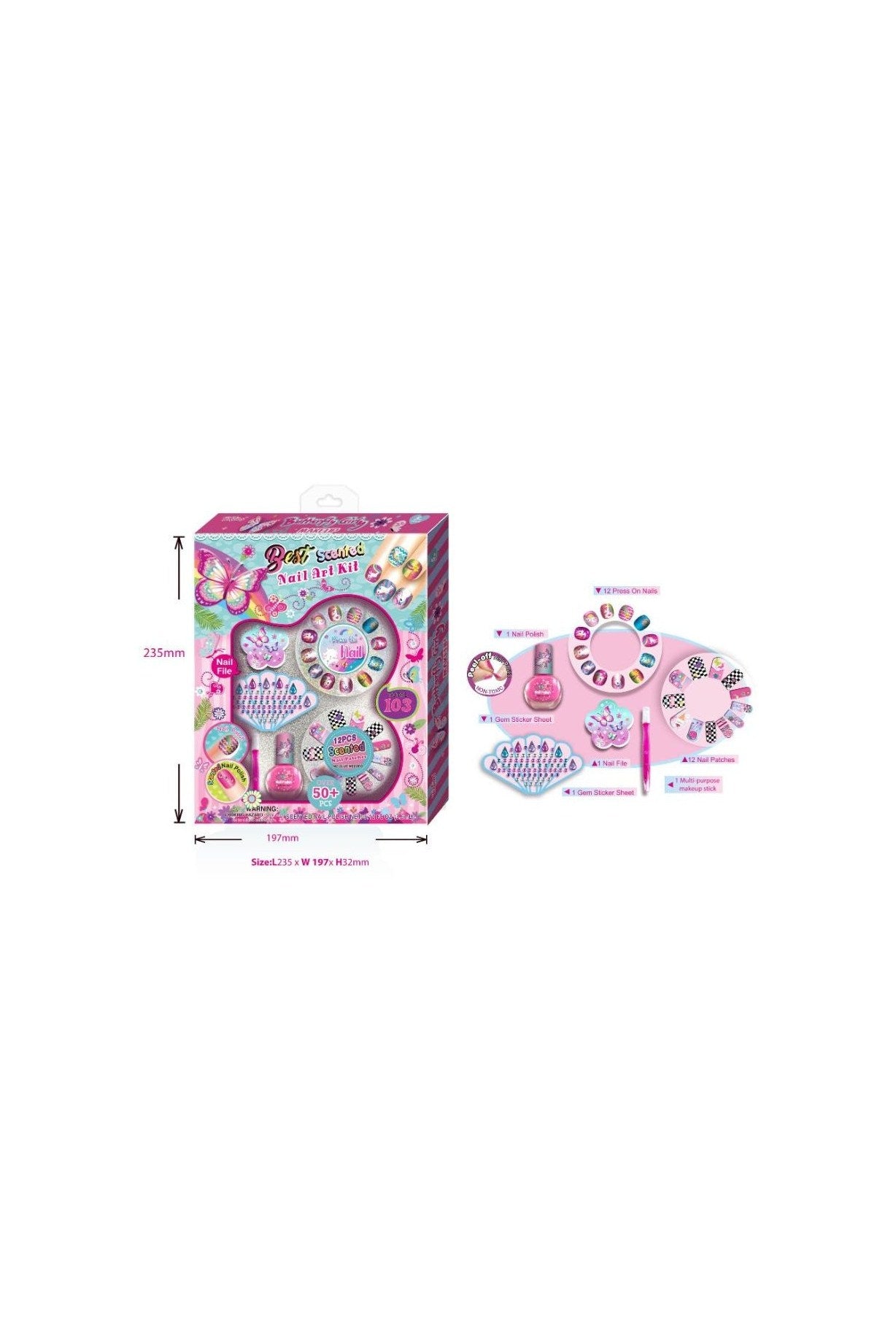Best Scented Nail Art Kit - Marah Kids