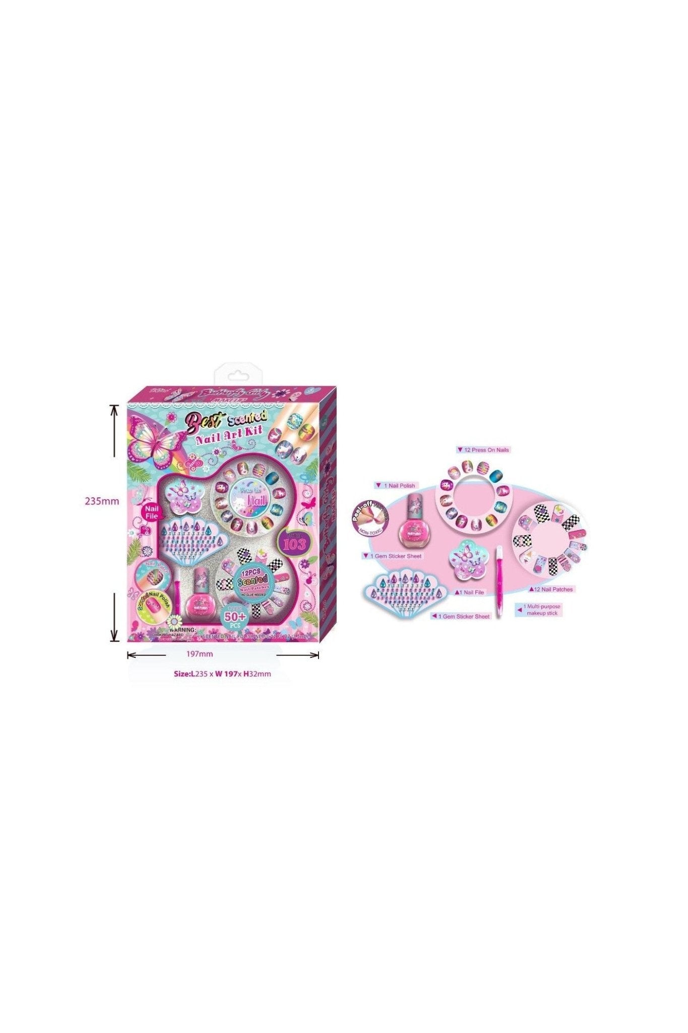 Best Scented Nail Art Kit - Marah Kids