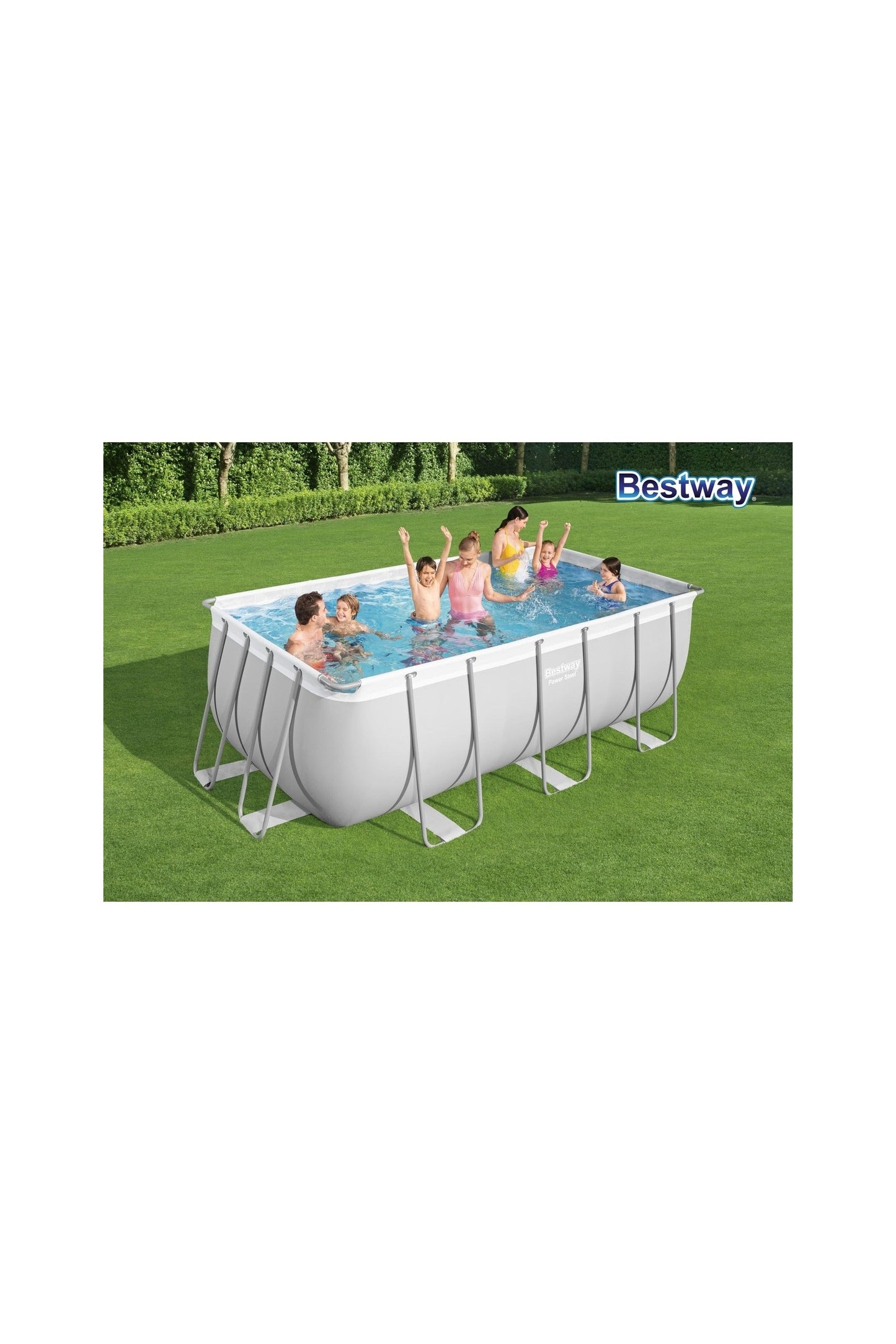 Bestway Pool set Rectangular 412 X 201 X 122 Cm