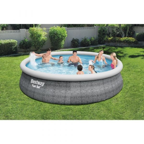 BESTWAY Pool Set Fast Set 457X107Cm - Marah Kids
