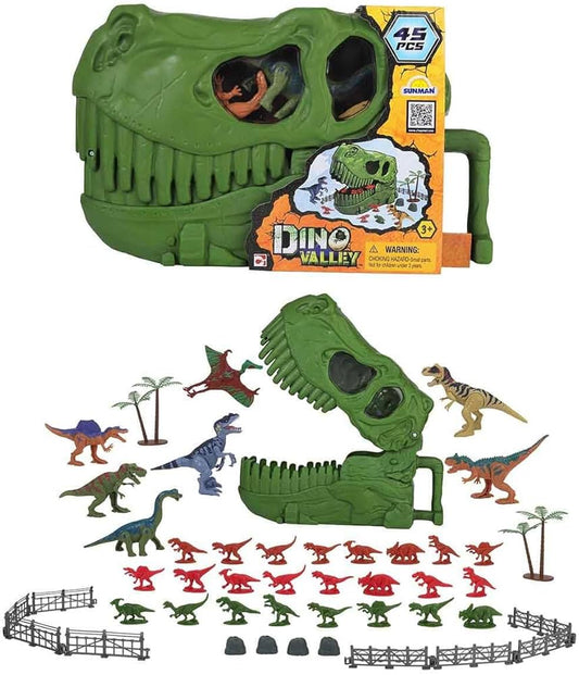 Dino Valley Dino Skull Bucket 45 Pcs