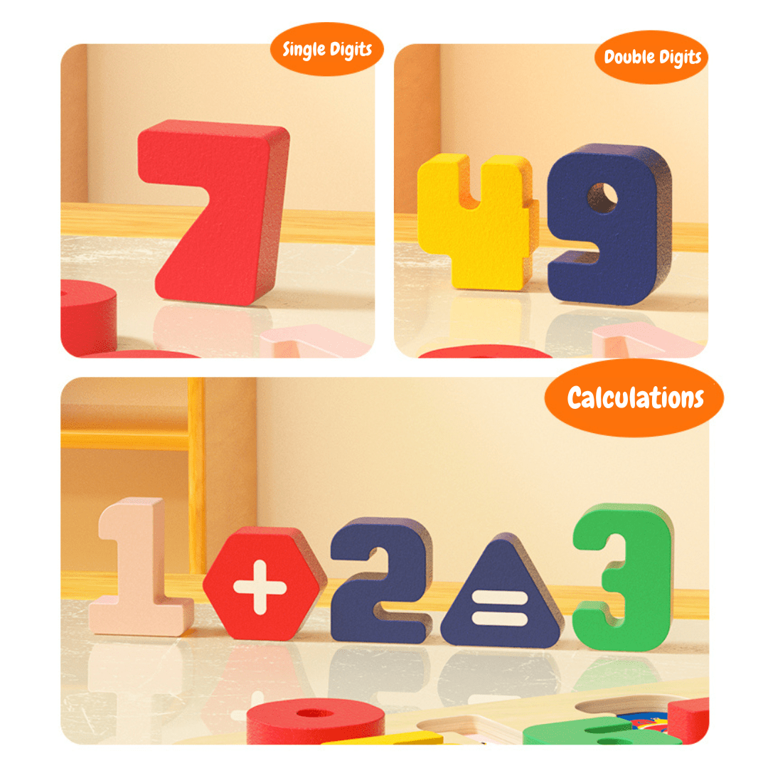Wooden Number Board