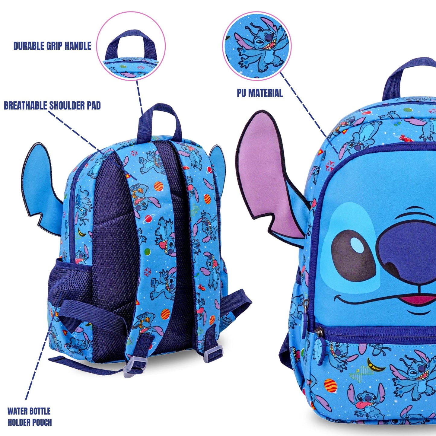 Disney Stitch See ya Later Backpack 14" - Marah Kids