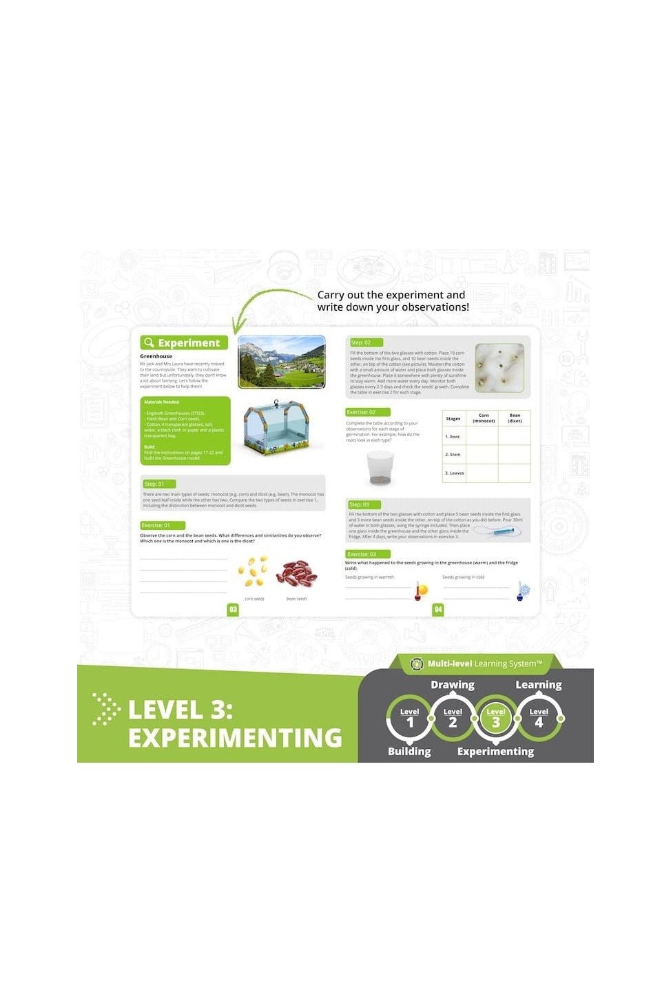 Engino STEAM Labs How Greenhouses Work Construction Kit - Marah Kids